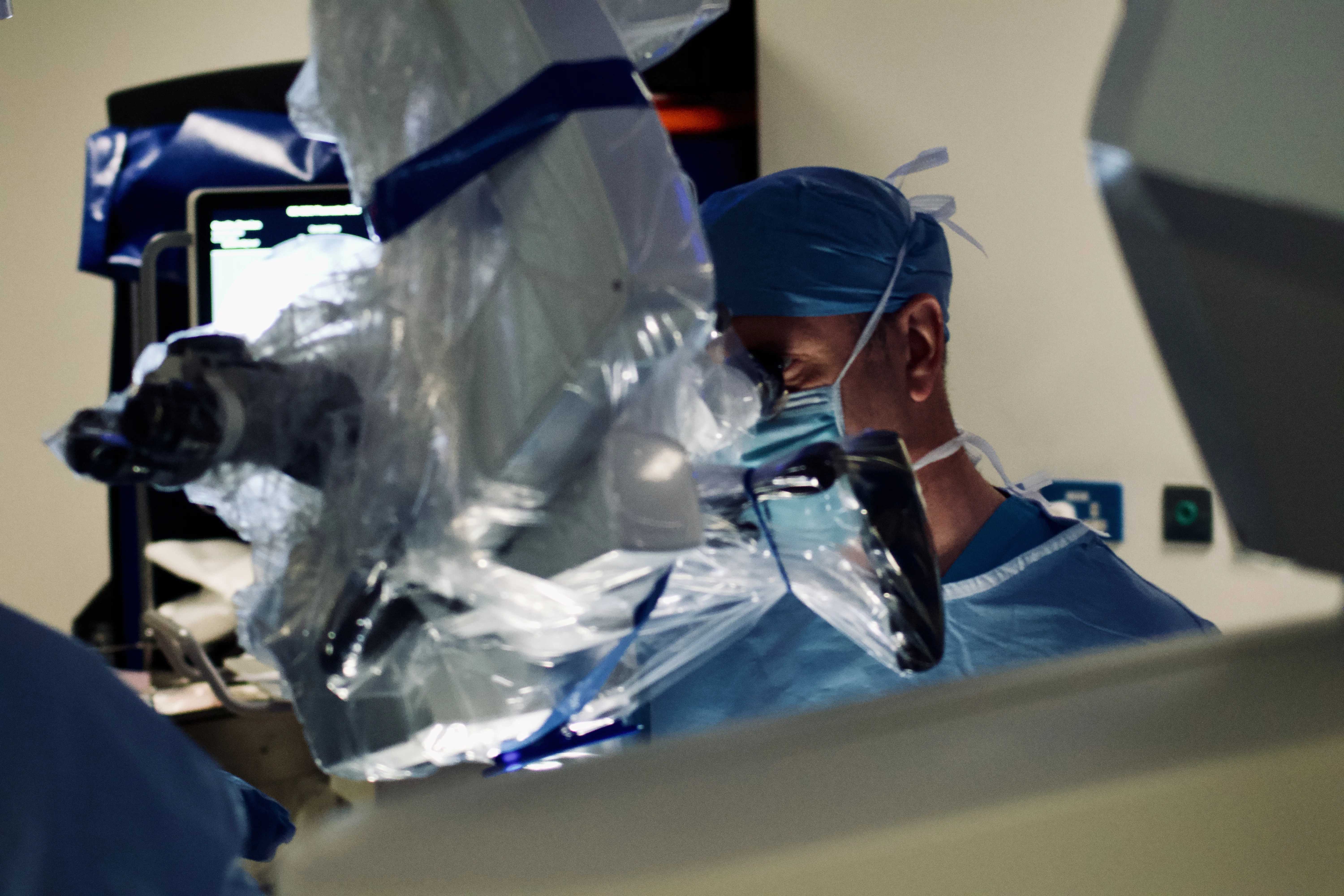 Surgical procedure illustration